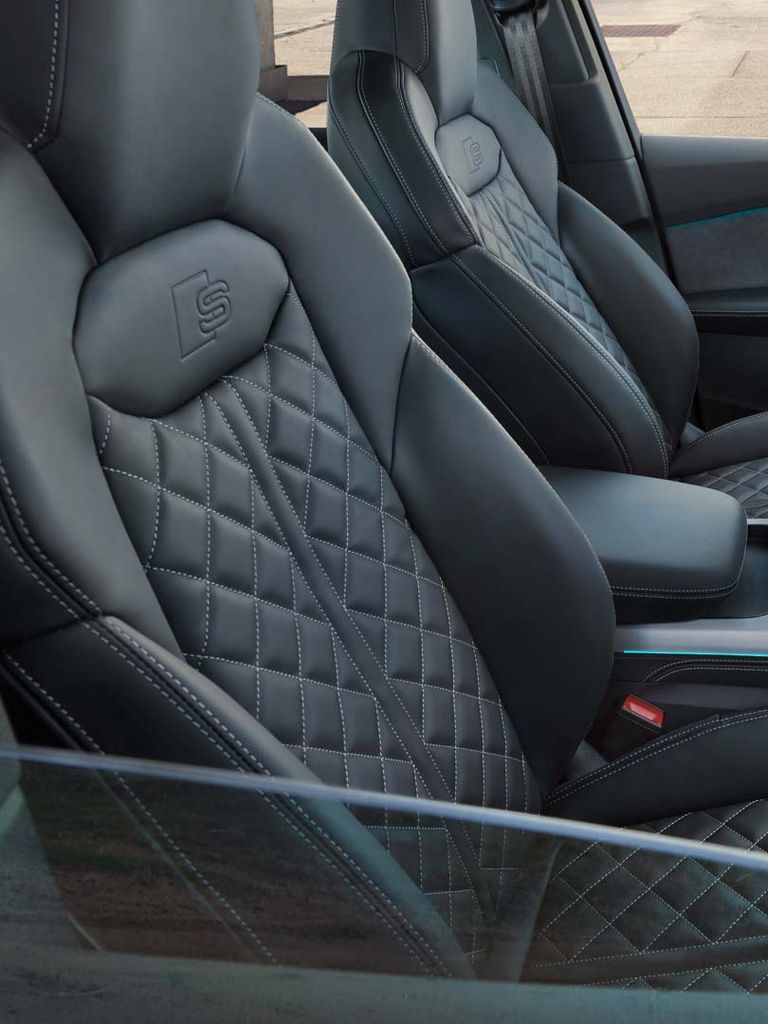 Interior view of the Audi Q7